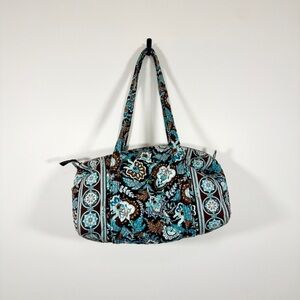 Vera Bradley - Retired Vintage Java Blue Pattern - Small Duffle Bag